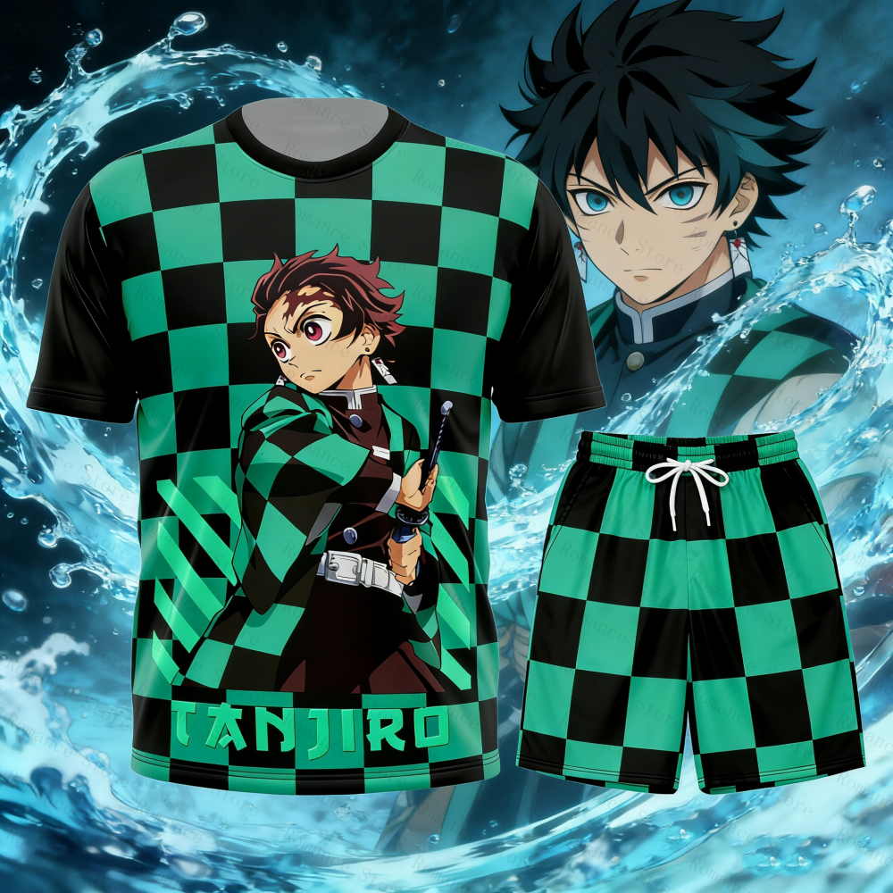 Quick Anime Cosplay - Tanjiro Kamado Demon Slayer Allover Print