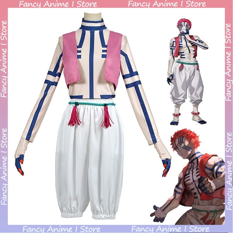 Anime Cosplay Male - Anime Akaza Copsplay Costume Handsome Adult