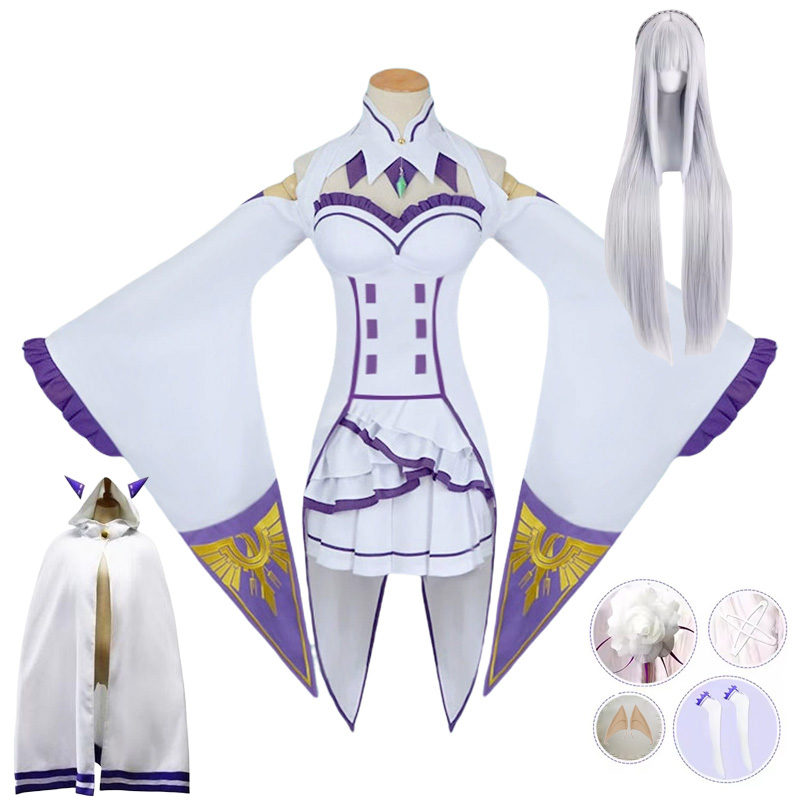 Anime Cosplay Mujer - Emilia Cosplay Re Life in a