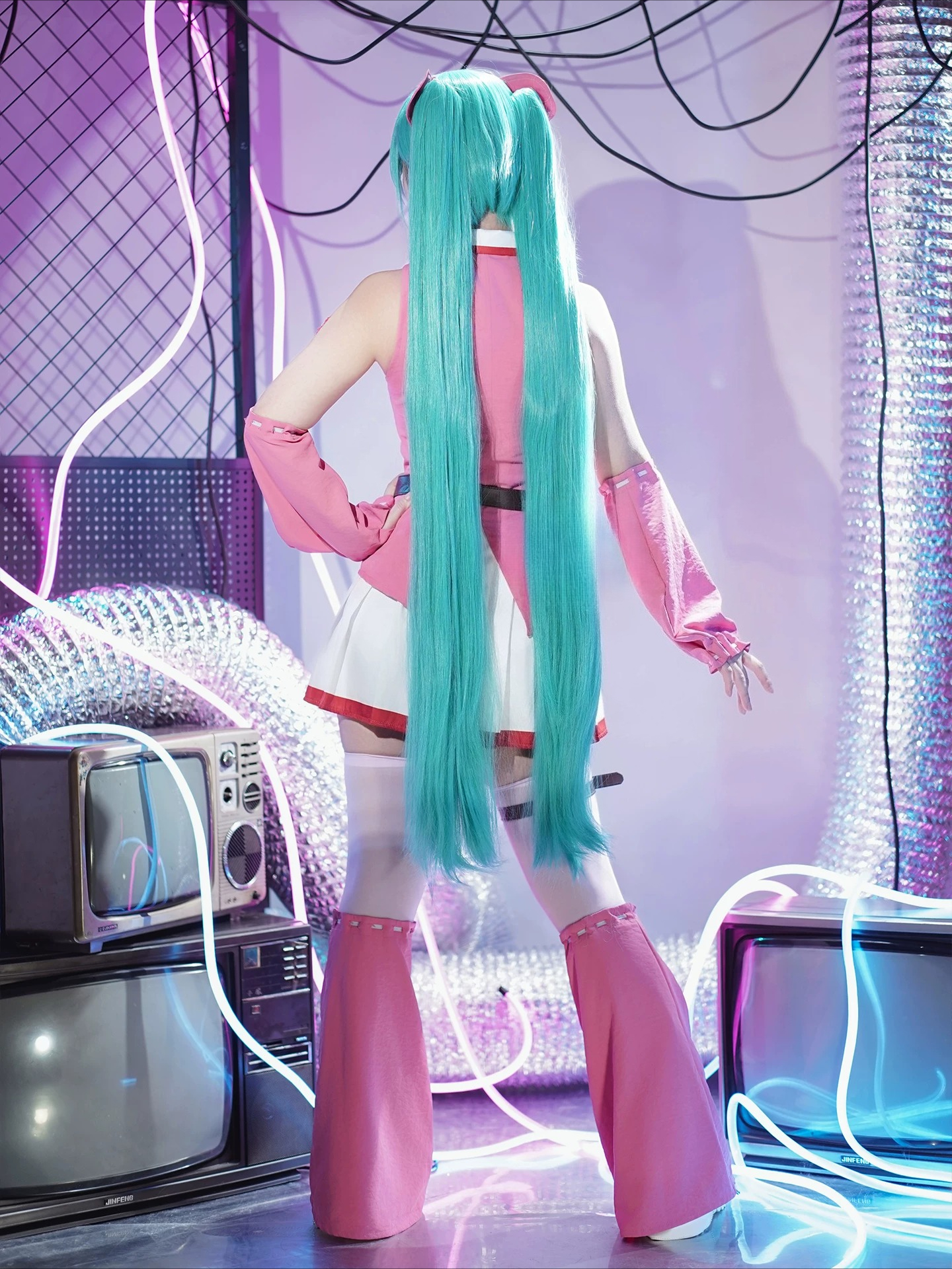 Anime Cosplay Mujer - Miku Gloomy Bear Crossover linkage Cosplay