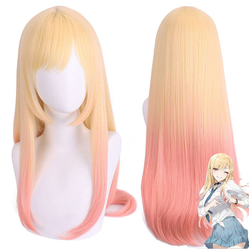 Anime Cosplay Realistic - Synthetic Gradient Cosplay Wig for Gojo-Inspired