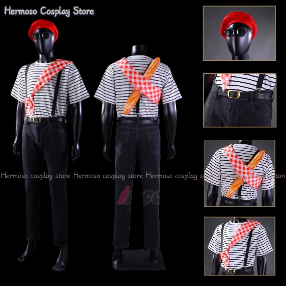 Anime Cosplay Male - Clair Obscur: Expedition 33 Baguette Outfit