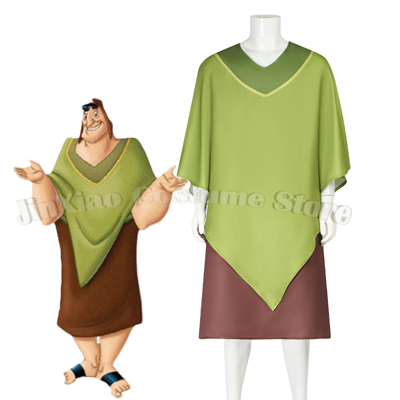 Anime Cosplay Male - Men's Pacha Cosplay Costume Movie Emperor